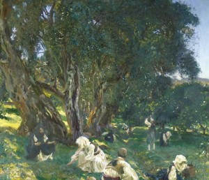“Mbledhës shqiptarë të ullirit”, titullohet një tablo e njërit prej piktorëve më të shquar amerikanë të të gjitha kohërave, John Singer Sargent